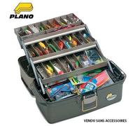 Boite de rangement de pêche - Plano 6134 - 3 bacs de rangement - Poignée ultra confortable