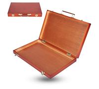 Boîte de Rangement de Peinture en Bois Portable Painter Outil de Peinture rétro, Grande capacité, étui Portable pour Le Dessin et la Peinture à l'huile avec Cajas de herramientas y materiales