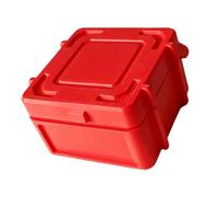Boîte de rangement de pièces, étui de rangement empilable avec couvercle à charnière pour le tri des vis, écrous et rondelles dans les zones de réparation, compartiment de tri de fixation, boîtier de