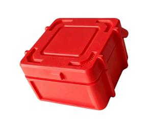 Boîte de rangement de pièces, étui de rangement empilable avec couvercle à charnière pour le tri des vis, écrous et rondelles dans les zones de réparation, compartiment de tri de fixation, boîtier de