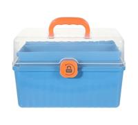 Boîte de Rangement de Premiers Secours Portable, Grosse Capacité, Pp | Bleu, Réutilisable, pour Petits Articles, Organisation des Remède, Usage Extérieur et Équipe Sportive Style Aléatoire