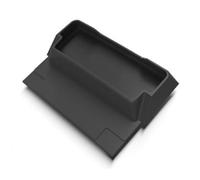 Boîte de rangement de rechange pour accoudoir de console centrale pour Tesla Model Y 2025, conçue pour un ajustement direct et une construction en plastique (noir)