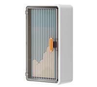 Boîte de Rangement de Salle de Bain, Facile à Monter, 20x10.9x36,5 cm, Support de Tissu Mural, Porte-Tissus de Cuisine, Multifonctionnel, pour Les lingettes humides de Douche