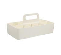 Boîte De Rangement De Table Avec Compartiments, Organiseur Multifonctionnel For Cosmétiques, Salle De Bain, Cuisine, Bureau, Design Simple, Rangement Portable Et Pratique