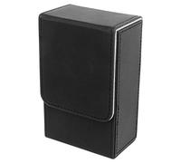 Boîte de Rangement de Tarot, étui Portable en Cuir PU Souple pour Cartes de Tarot de Taille Standard Universelle (Black)
