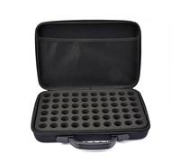 Boîte de Rangement de Voyage EVA 60 Compartiments pour Flacons 10/15ml Antichoc - Poignée Ergonomique - Idéal Cosmétiques