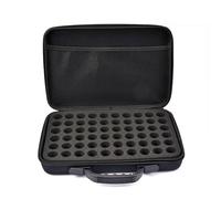 Boîte de Rangement de Voyage EVA 60 Compartiments pour Flacons 10/15ml Antichoc - Poignée Ergonomique - Idéal Cosmétiques