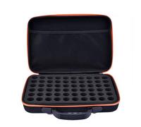 Boîte de Rangement de Voyage EVA 60 Compartiments pour Flacons 10/15ml Antichoc - Poignée Ergonomique - Idéal Cosmétiques