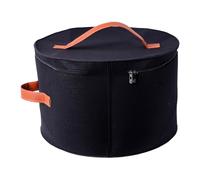 Boîte de rangement de voyage pour chapeau | Organisateur de rangement pop-up pour chapeaux pour une utilisation en déplacement | Boîtes de voyage rondes pliables avec couvercle anti-poussière | Étui