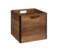 JJA Boîte de rangement 5five Mix'n Modul en bois style industriel 31 x 31 cm