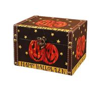 Boîte De Rangement D'Halloween - Boîtes D'allumage D'Halloween En Bois Ou De Friandises | Organisateur De Stockage D'horreur Spooky | Boîtes De Souvenir Avec Couvercle | Organisateurs De Bureau Verrou