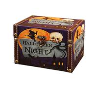 Boîte De Rangement D'Halloween - Boîtes D'allumage D'Halloween En Bois Ou De Friandises | Organisateur De Stockage D'horreur Spooky | Boîtes De Souvenir Avec Couvercle | Organisateurs De Bureau Verrou