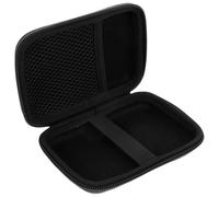 Boîte de Rangement Diabétique Noire en Pu, Légère, Fermeture Éclair | Organisation Paquet, Sangles Élastiques, Boîte Zippée, pour Glycémie, Consultations Médicales