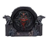 Nemesis Now Diablo IV Hells Gate Box 15,5 cm en résine, noir, produit sous licence officielle Diablo, boîte d'accessoires de jeu Diablo, petit compartiment de rangement, moulée dans la résine la plus