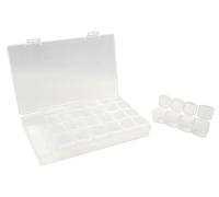 Boîte de rangement - Diamants pour Diamond Painting - Plastique - 28 cases