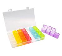Boîte de rangement - Diamants pour Diamond Painting - Plastique - 28 cases