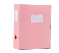 Boîte de rangement documents 1.38 à 2.17 pouces, pièces, boîte, fournitures bureau, contrats, archives bons comptables Pour Fournitures(Pink,1.38inch)