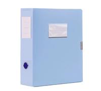 Boîte de rangement documents 1.38 à 2.17 pouces, pièces, boîte, fournitures bureau, contrats, archives bons comptables Pour Fournitures(Blue,1.38inch)