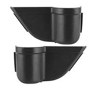 Boîte de Rangement, Duokon Boîte de Rangement, 2 pièces boîte de Rangement de Porte Avant Plateau Organisateur d'insertion latérale adapté pour Wrangler JK JKU 2011-2018