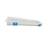 Boîte de rangement durable pour pinceaux jusqu'à 33 cm - Boîte à outils multifonction pour fournitures et accessoires - Boîte de rangement pour pinceaux aquarelle