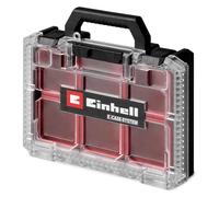Einhell boîte de rangement E-Case Half Size (compatible avec E-Case standard à verrouillage Half Size, E-Case Half Size et la plaque d’adaptation E-Case, max. 12,5 kg, avec 4 boîtes de rangement)