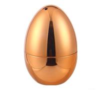 Boîte de rangement élégante pour cure-dents en forme d'œuf avec plastique galvanisé, pour une utilisation organisée et un placement décoratif à la maison (cuivre)