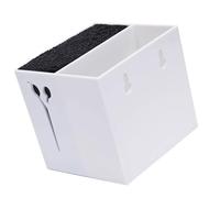 Boîte de rangement élégante pour outils de soins capillaires, conteneur spacieux pour organiser tous les accessoires de coiffure proprement utilisés en salon