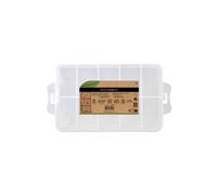 Boîte de Rangement Empilable - Organisation et Praticité pour Vos Fournitures de Couture - 25 x 16 x 7 cm - Milward(...) - Transparent