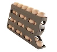 Boîte de rangement empilable pour œufs - Robuste - Idéale pour les petites cuisines et le stockage des œufs en vrac