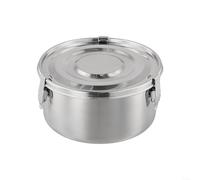 Boîte de rangement en acier inoxydable avec technologie avancée anti-fuite pour une préparation pratique des repas (16 cm)