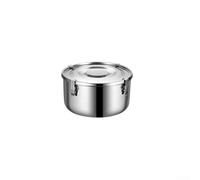 Boîte de rangement en acier inoxydable avec technologie avancée anti-fuite pour une préparation pratique des repas (20 cm)