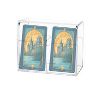Boîte de rangement en acrylique pour cartes de mariage - Grande boîte de rangement avec support de couvercle - Pour soirées de jeux, réception, mariages, fêtes, remises de diplômes, anniversaires