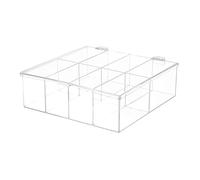 Boîte de rangement en acrylique pour sachets de thé pour armoire de cuisine