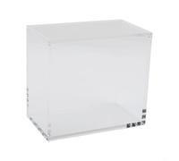 Boîte de rangement en acrylique transparent de 4 mm avec intérieur ajusté et capacité d'empilage