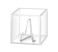 Boîte de rangement en acrylique transparent pour bagues et médiators - Convient pour la maison ou le studio - Organiseur de petits objets