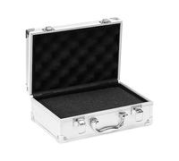 Boîte De Rangement En Aluminium, Mallette De Transport, Boîte De Rangement Avec Cadre En Aluminium, Compartiment À Outils Rembourré En Mousse, Pour Bijoux, Montres, Cosmétiques