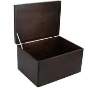 Boîte De Rangement En Bois À Décorer Brun - Creative Deco - Xxl - 40 X 30 X 24 Cm - Naturel - Non Poncé