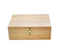 Boîte de Rangement en Bois avec Plateau à Rouler for Accessoires Fumeur, Contenant verrouillable for Tabac et Herbes Fumer pour Storage