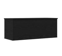 Boîte de rangement en bois d'ingénierie - vidaXL - 90x35x35 cm - Chêne Noir - Moderne - Grand espace de stockage