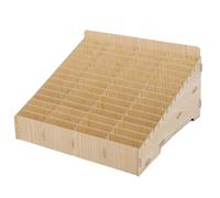 Boîte de rangement en bois pour téléphone portable 14/30/45/60 compartiments, prison pour salle de classe, organiseur de bureau créatif pour réunion de bureau, fournitures scolaires (jaune, 43 x 36 x