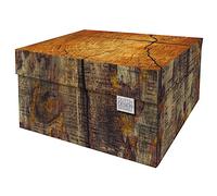 Boîte de rangement en carton Dutch Design Brand Tree Trunk (x2) Vert M