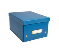 Boîte de rangement en carton Neo Deco A5+ - Bleu