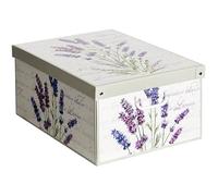 Boîte de rangement en carton recyclable Lavande 50x39x24cm LAVATELLI