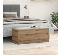 vidaXL – Boîte de rangement Chêne Artisan – 90 × 35 × 35 cm – Bois d'ingénierie