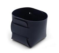 Boîte de rangement en cuir de bureau - Porte-stylo multifonctionnel et boîte de rangement variée, 1 bule foncé, Taglia Unica