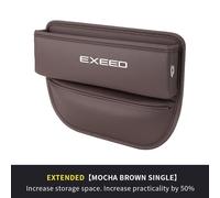 Boîte De Rangement En Cuir Pour Siège De Voiture,Fente Pour Crevasse,Accessoires Intérieurs Pour Chery Exeed Txl,Tx,Vx,Lx,2021,2022,2023 - Type Brown