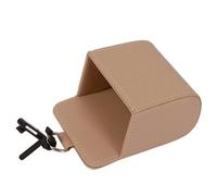 Boîte De Rangement En Cuir Pu Pour Siège Arrière De Voiture,Sac À Pièces De Monnaie,Poche De Sortie D'aération,Support D'évaluation,Poudres Suspendues - Type Beige #B