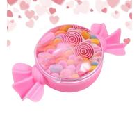 Boîte de rangement en forme de cœur pour la Saint-Valentin - Bocal à bonbons en forme de nœud et boîte à bijoux en acrylique pour chocolats, lettres et souvenirs | Cadeau pour partenaire, ami