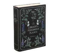 Boîte de rangement en forme de livre Bibliothèque de plantes vénéneuses - Design gothique - Construction durable en MDF - Idéal pour les bijoux et les bibelots - Cadeau parfait pour les amateurs de