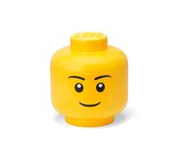 Boîte de rangement en forme de tête (version garçon) LEGO - Grande